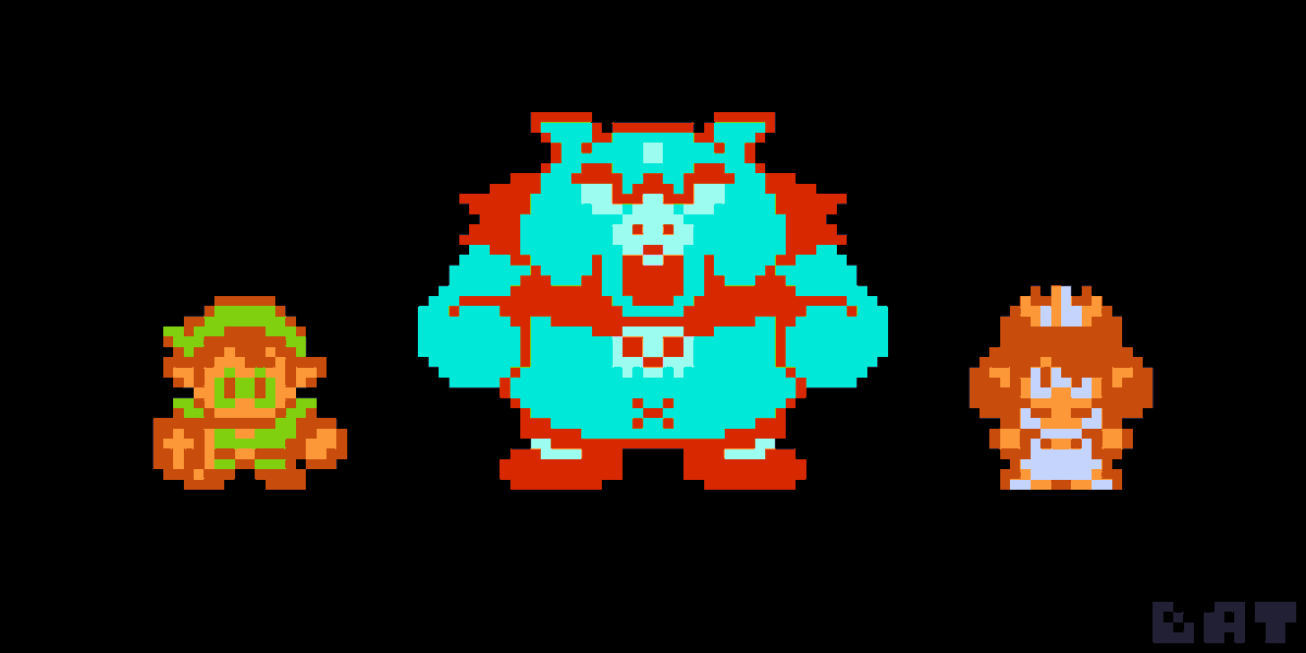 Zelda, Ganon and the princess