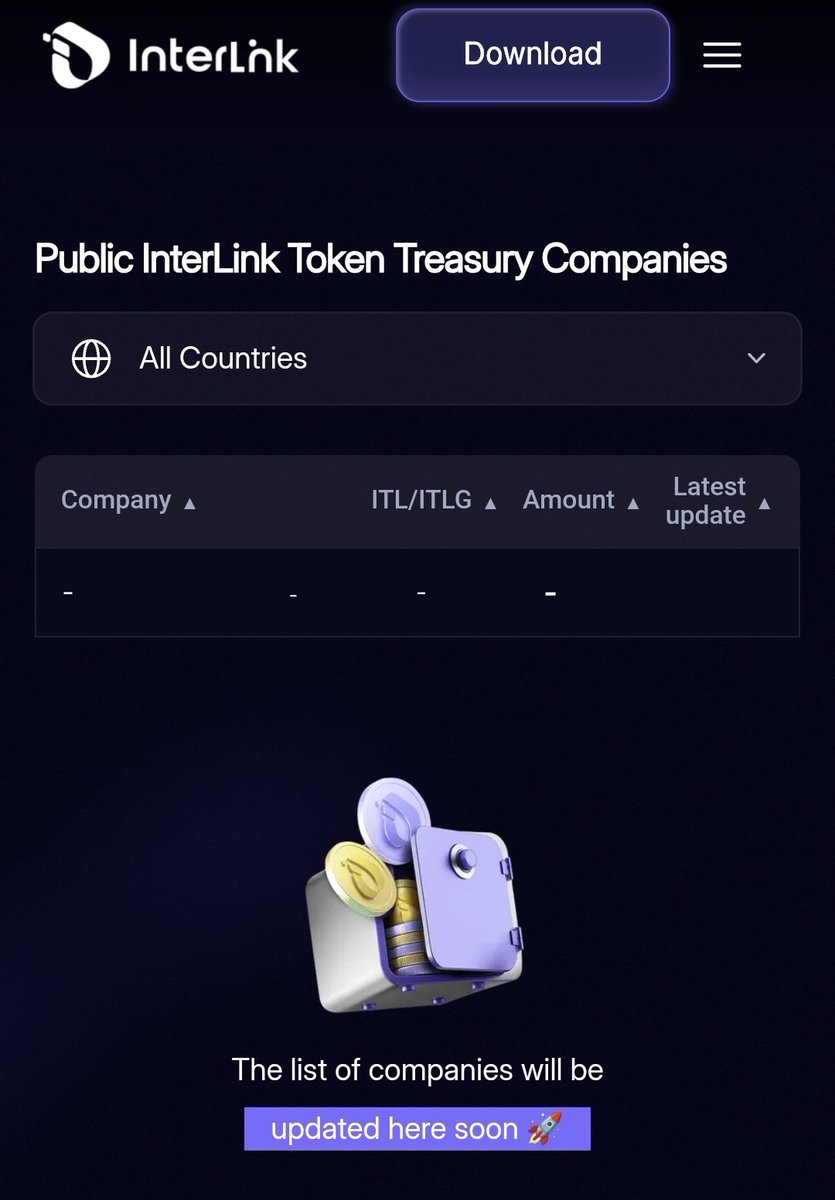 Dr_Picoin's tweet image. Well done, InterLink - transparency is on the way. 

InterLink will soon publish a full list of companies holding InterLink tokens in their treasuries. Transparency at its best. @inter_link @kv_interlink @reina_itl