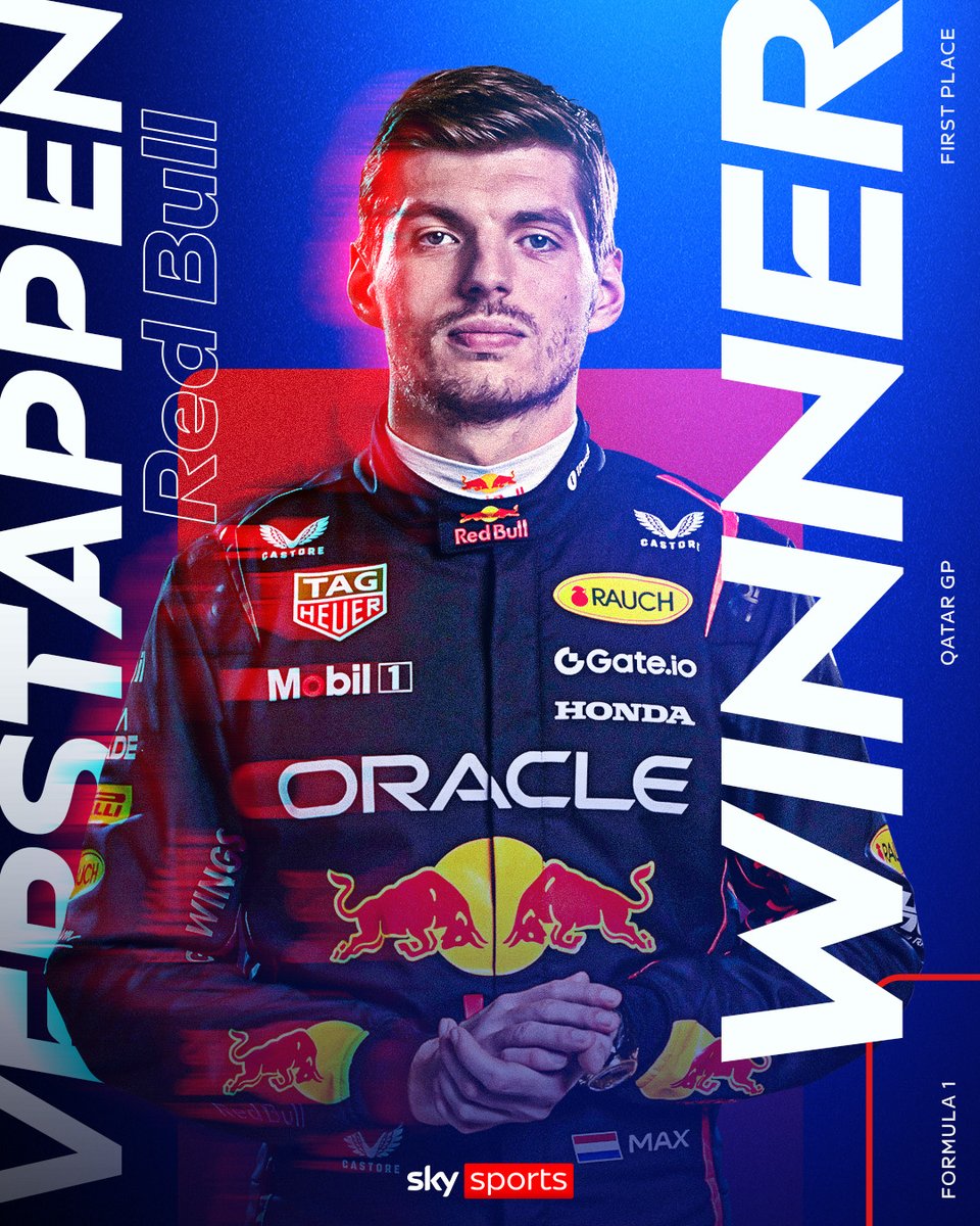 MAX VERSTAPPEN WINS THE QATAR GP! 🇶🇦⚡