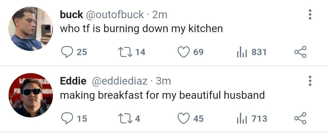 diazcoded's tweet photo. canonically accurate married buddie https://t.co/qWNWRYgFiC