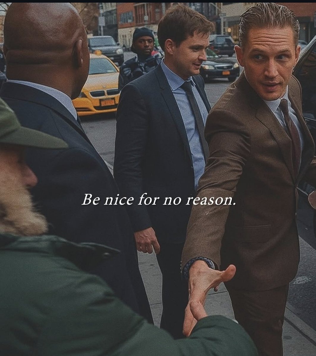 Be nice for no reason