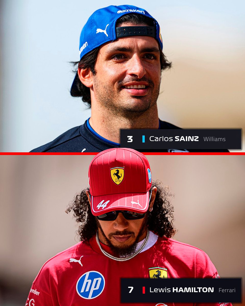 Podios en 2025:

Sainz: 2
Hamilton: 0

🌶️ DON CARLOS SAINZ VÁZQUEZ DE CASTRO 🌶️

#F1 #QatarGP 🇶🇦