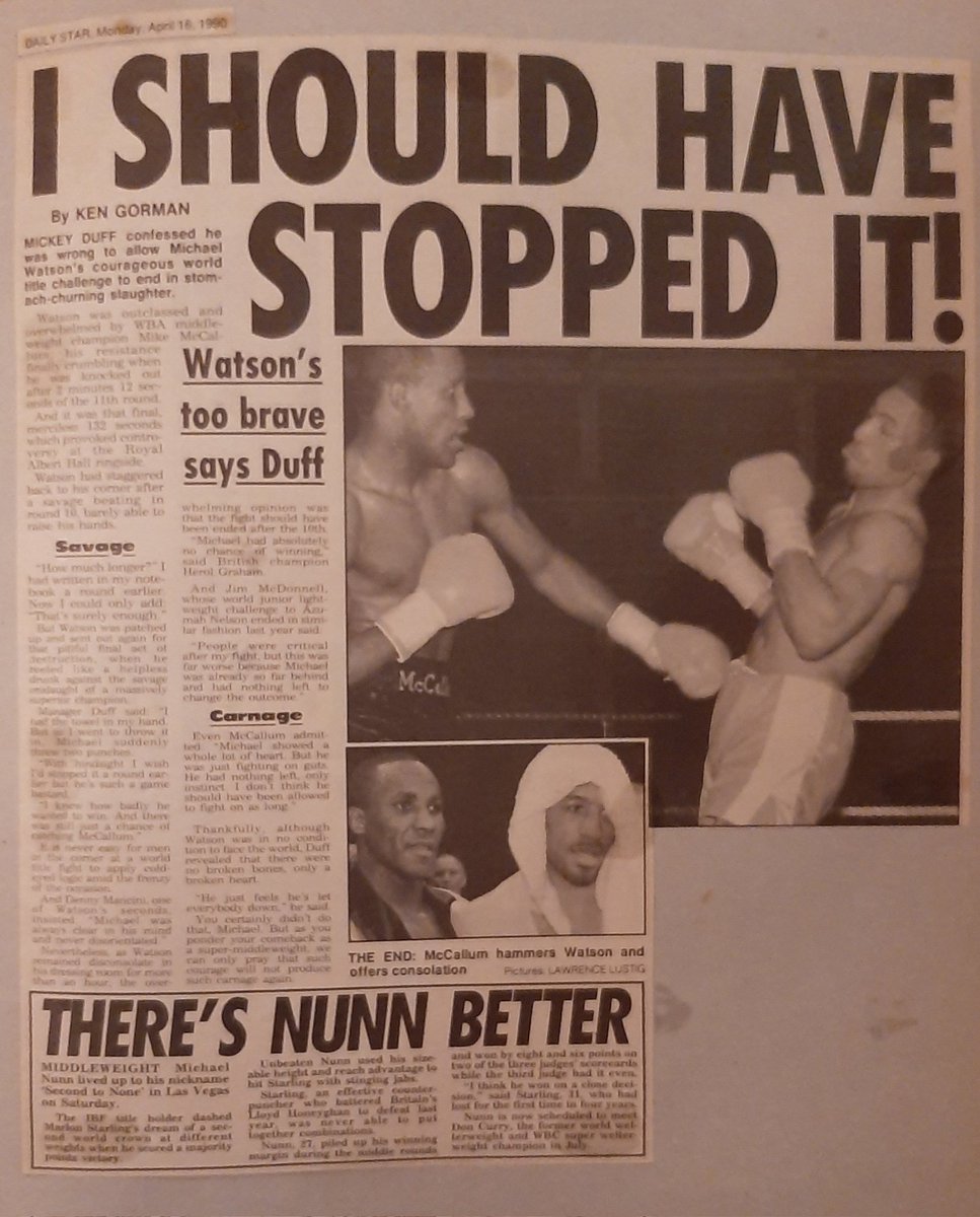 BrianBu33774375's tweet image. Following on from your post yesterday Dave , I  had a dig through the old newspapers and scrapbooks I have, and came up with this 🥊.