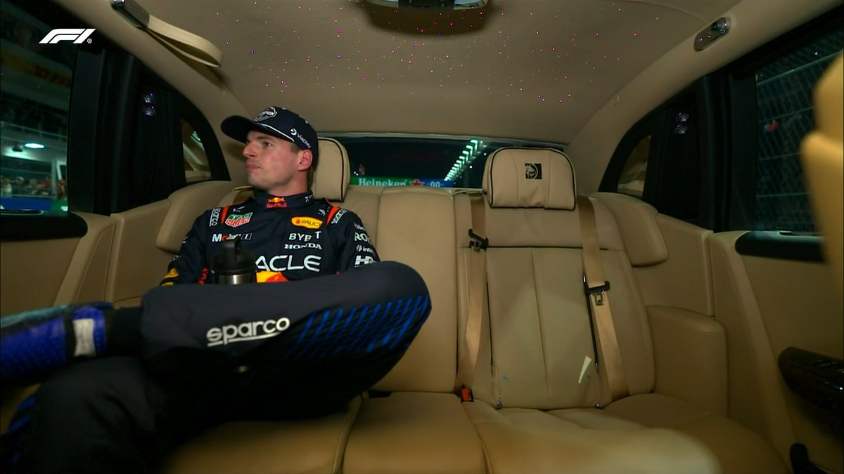 HQFormula1's tweet image. Max Verstappen with every driver on his level in 2025.