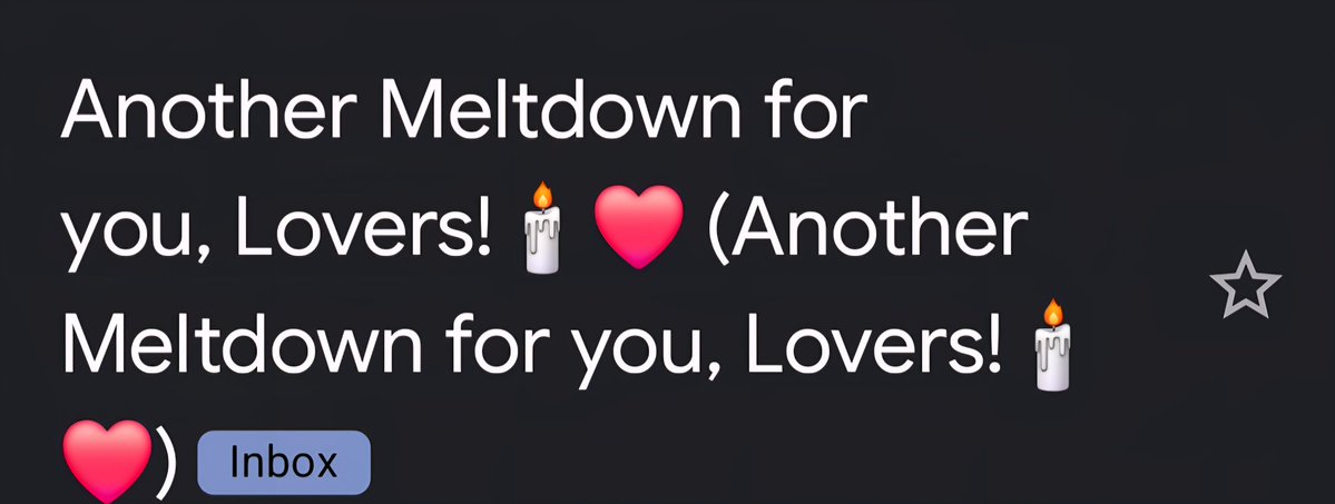 niallontours's tweet image. &quot;Another Meltdown for you, Lovers&quot;

&quot;The first candle is lit&quot; 🕯👀