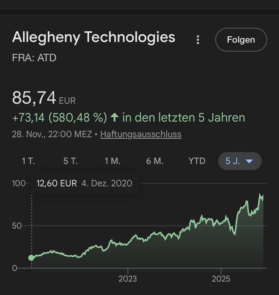 Special / super alloys, especially nickel-based ones, have also occupied some very interesting niches, in my opinion. Machining them is very, very expensive, which is why these Goodwin products have many advantages!

One company on the semi-finished products side is ATI Metals