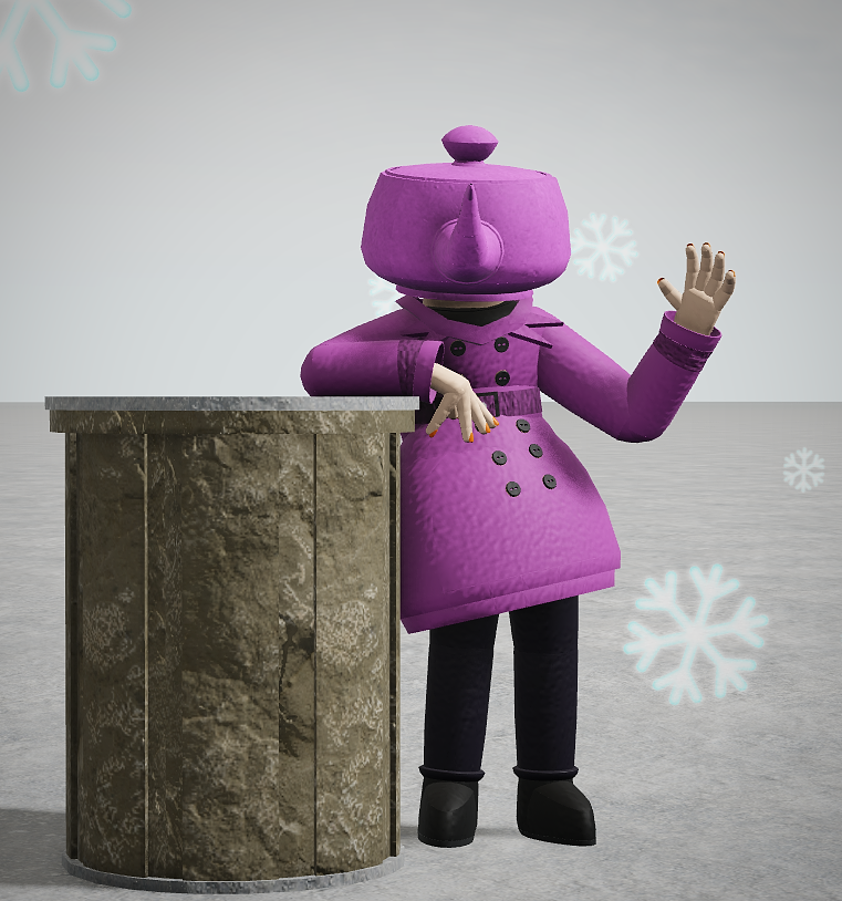 lornashmorna's tweet image. finally got around to remaking my teapot guy, still as ugly as ever.
#robloxart #robloxstudio