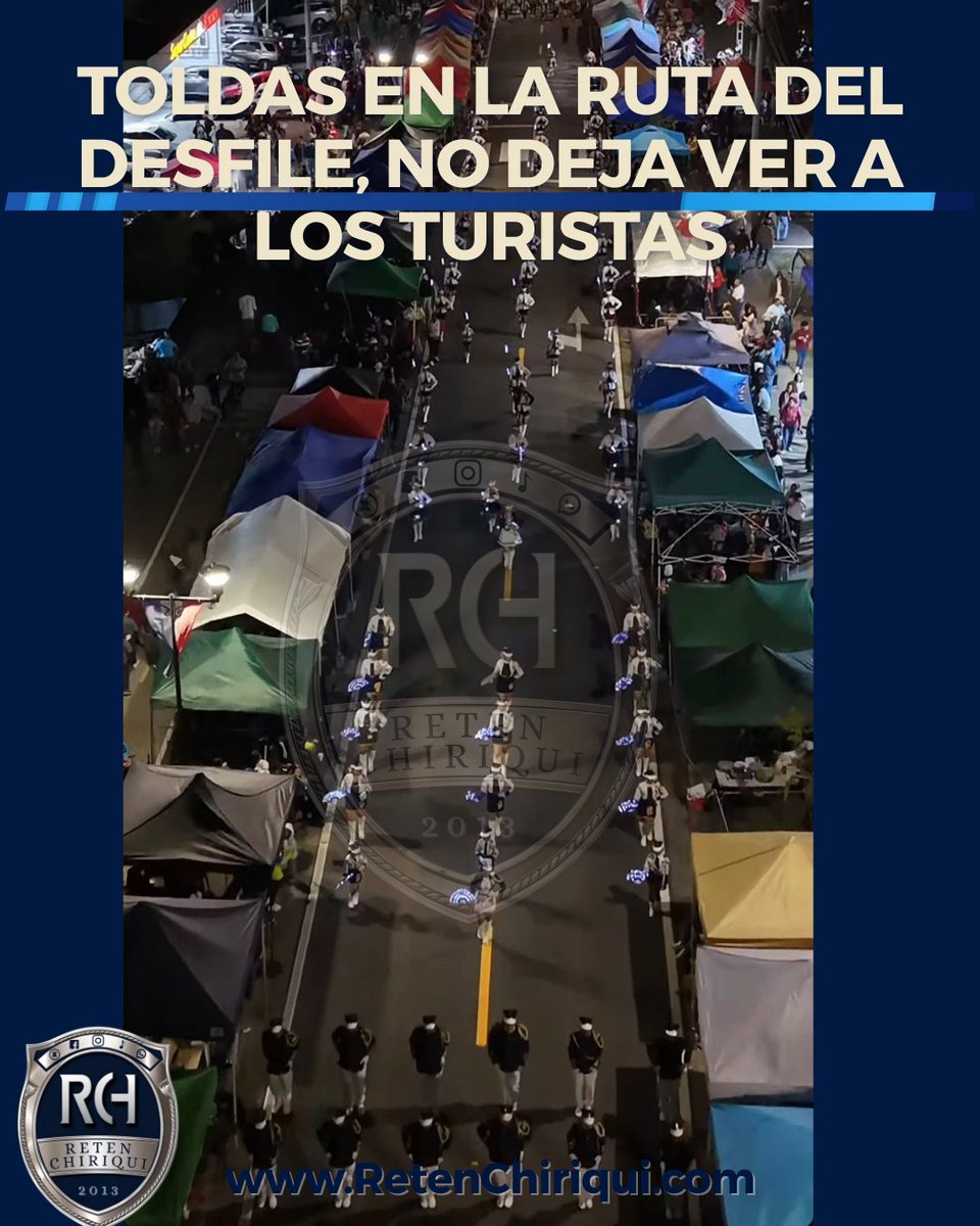 Turistas reportaron dificultades para ver los desfiles del 28 de noviembre en Boquete y Volcán por la gran cantidad de toldas privadas que bloquearon la ruta. Piden regulación municipal y mejor organización para futuros eventos. También solicitan mayor control del  alcohol.
