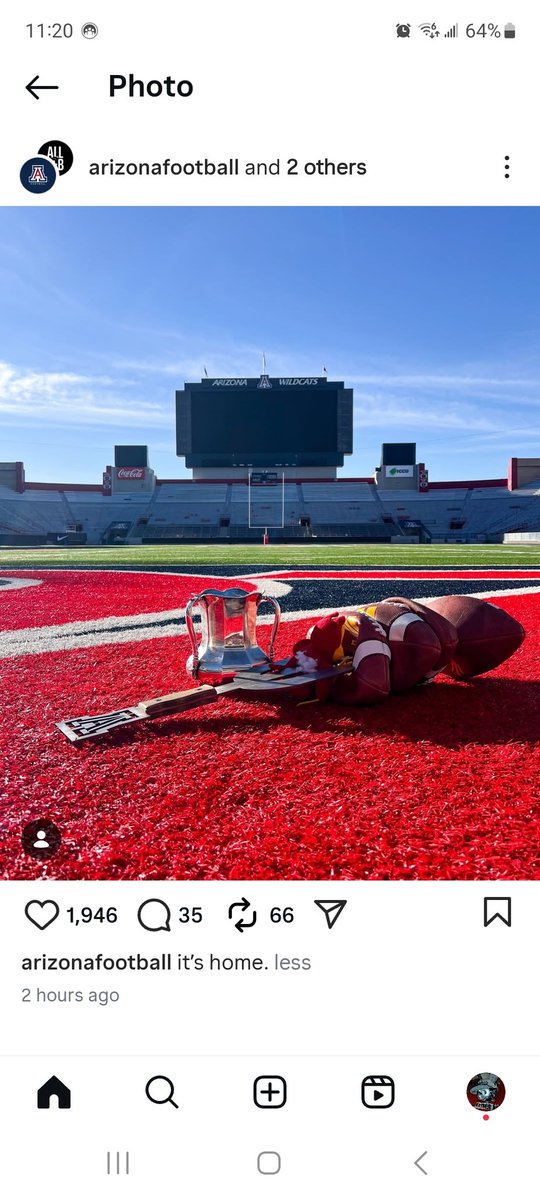 It's funny how asu fan is downplaying the Territorial Cup loss. This game is huge, win or lose. They claim injuries, it wasnt dominant. The Cats are injured, were behind, but the team stayed together, BEARed DOWN, and Whooped that ASS!!