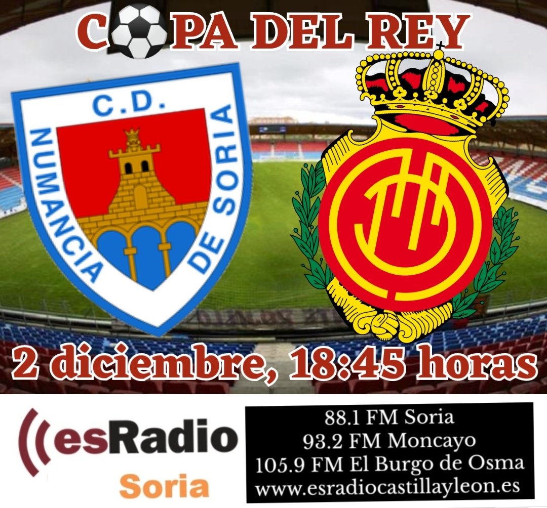 soriaesradio's tweet photo. ⚽🎤🎧 👇👇👇👇 https://t.co/hLWJs5hu3w