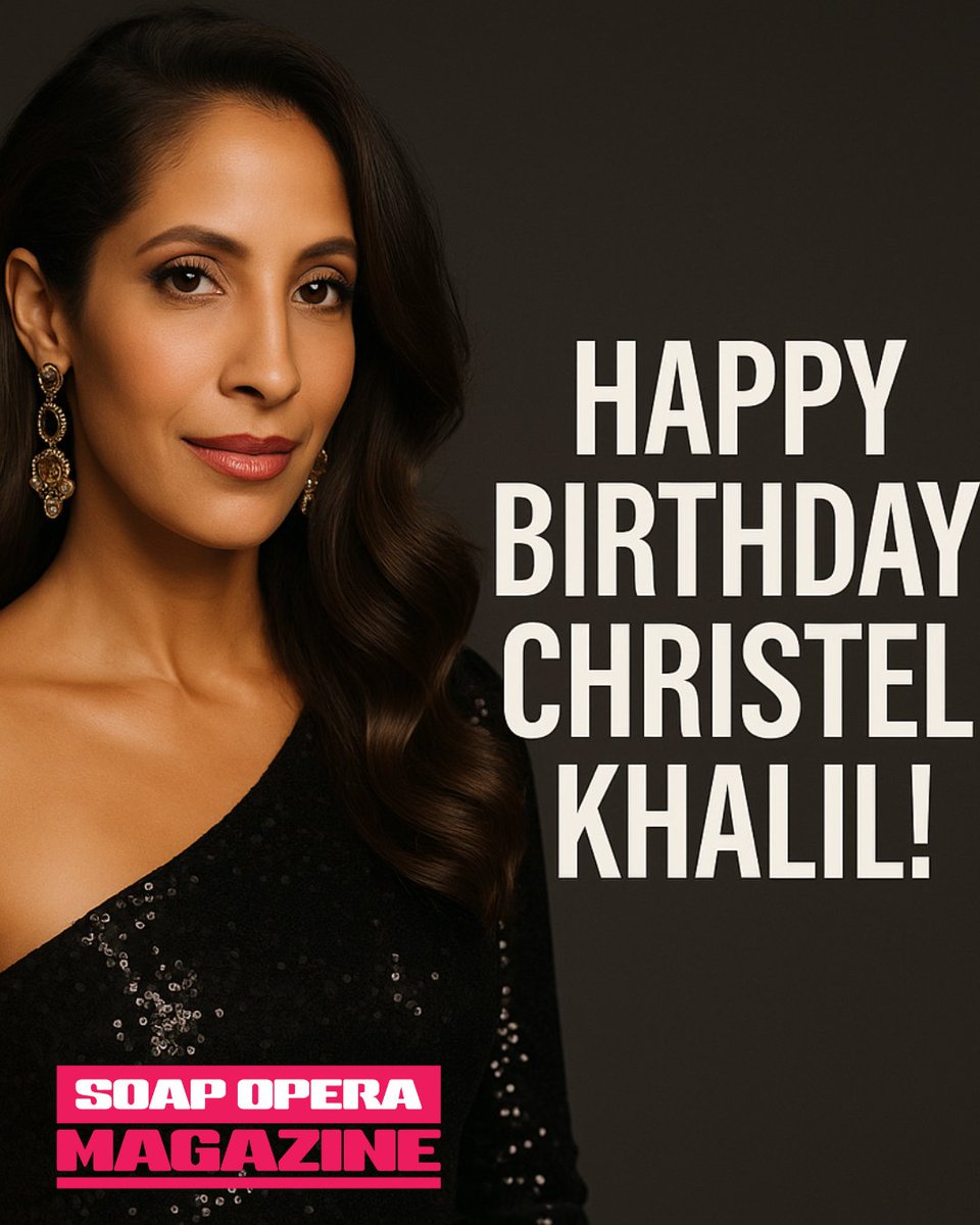 SoapOpera411's tweet photo. Help us wish Daytime Emmy Winner, Christel Khalil, a happy birthday!
#YR #TheYoungAndTheRestless https://t.co/s91aedwlDI