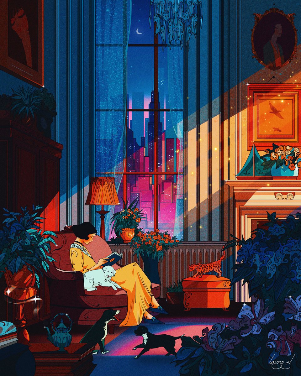 iamlaurael's tweet image. she is probably reading about dragons. 🐉✨