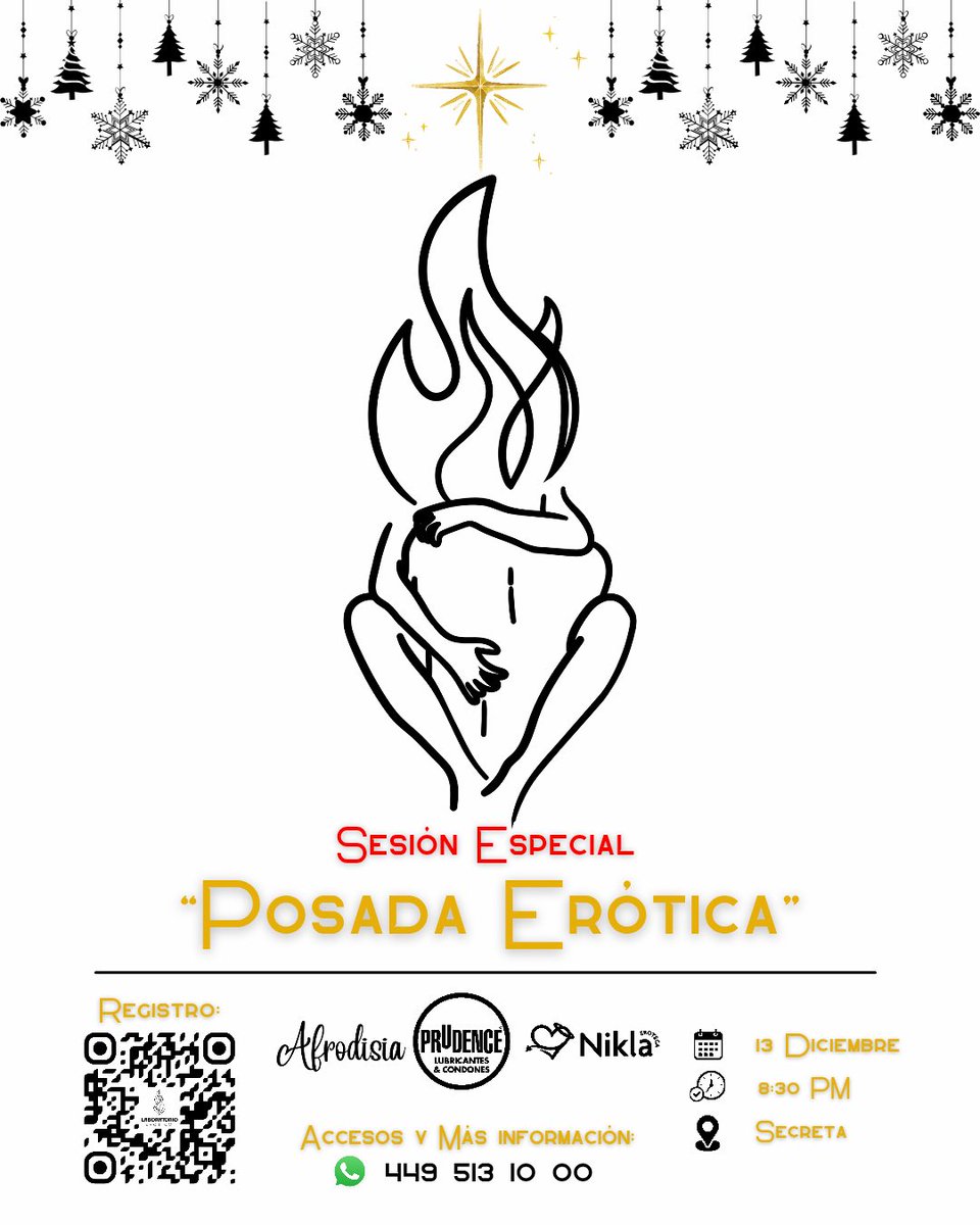 lab_erotico's tweet photo. 🔥 Este 13 de diciembre, Aguascalientes va a arder.
A las 8:30 pm inicia una noche para sentir, jugar y perder el control.
La ubicación es secreta… porque no es para cualquiera.
¿Te atreves a entrar donde manda el deseo? 😈
Solo para lxs que saben lo que quieren. https://t.co/rffCM6w8hw