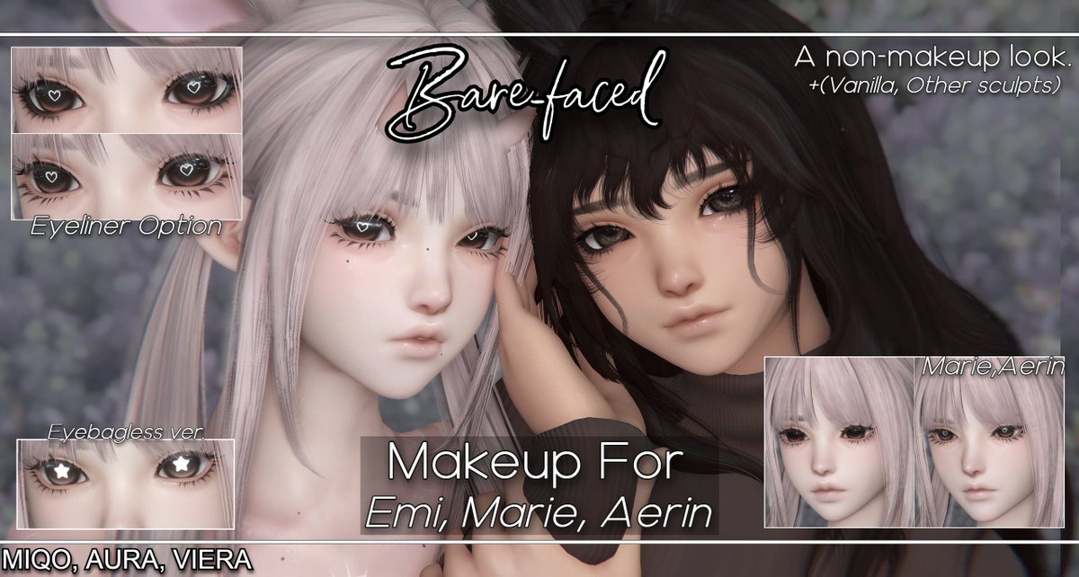 IpuddinC's tweet image. ♡ Bare-Faced Makeup is out now! !⸜(｡˃ ᵕ ˂ )⸝♡!

Link in the replies! ♡

(RT GIVEAWAY) 1 winner! ^-^

☆*:.｡.o(≧▽≦)o.｡.:*☆ #iPuddinMakeup