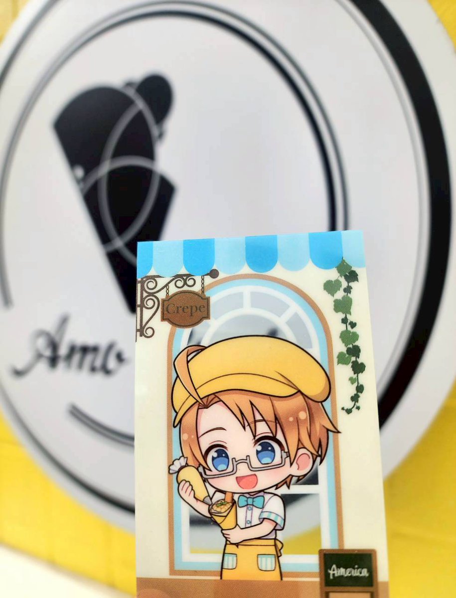 ヘタリアWorld★Stars× AmoCrepe イギリス セット ✈️アニメ「ヘタリア World☆Stars」×AmoCrepeコラボ 本日は11時から