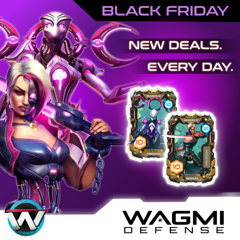 Black Friday deals continue today with Chemosh &amp; Melcrose!

RARE, EPIC &amp; LEGENDARY "premium" variants of these two playable characters are available in SHOP!

✅ You'll also receive loads of Adallium &amp; Battle Boosters at a massive discount!