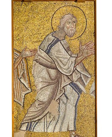 November 30 is the Feast Day of Saint Andrew, one of the 12 Apostles.

This is an Eastern Roman mosaic depicting him from the Archaeological Museum of Serres, in Greece.