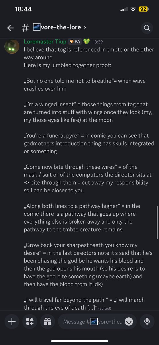 Sam_sun1567's tweet image. How Teeth of God relates to tmbte: