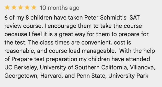 PeterCSchmidt's tweet photo. Common questions about SAT-ACT prep - https://t.co/Xih8yoZa25 https://t.co/SWp1OXR13b