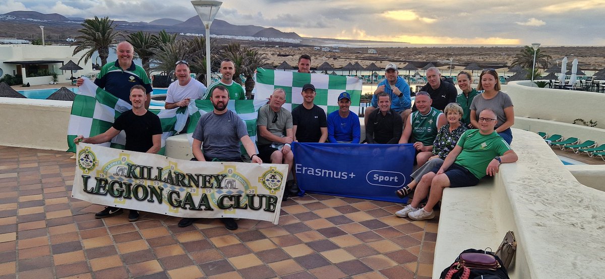 LegionGAA's tweet image. Legion Coaches completed 4-days of a Coach Shadowing project in @clublasanta in Lanzarote where they shadowed 'Green Team' coaches across their multisport programme. Amazing experience &amp;amp; learning @Leargas @KerryRSP #ErasmusPlus #SportsMobility