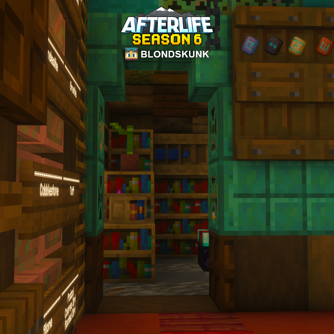 Witness <a href="/Blondskunk/">Blondskunk</a>'s incredible Skunkpost Scrappost Outpost in AfterLife Season 6! 🚧 Scrap punk aesthetic, stacked containers, tattered flags, and a barren wasteland. See the build come to life! 

➡️ Watch Season 6 on YouTube videos.afterlifesmp.com
#Minecraft #MinecraftSMP