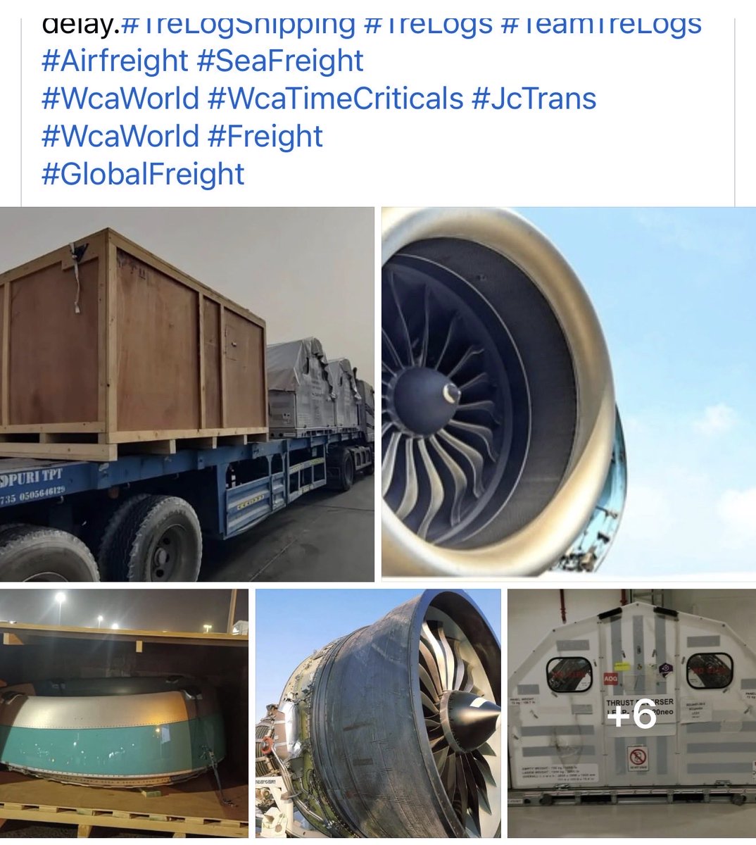 TreLogs's tweet image. Shipment of ‘AIR Thrust COWL Reverser' and Out-of-Gauge (OoG) Aircraft engine components as part of usual ongoing #AOG mobilizations #TreLogDubai .We worked round the clock to ensure seamless coordination, handling, the fastest possible turnaround for this #TimeCriticalShipment.
