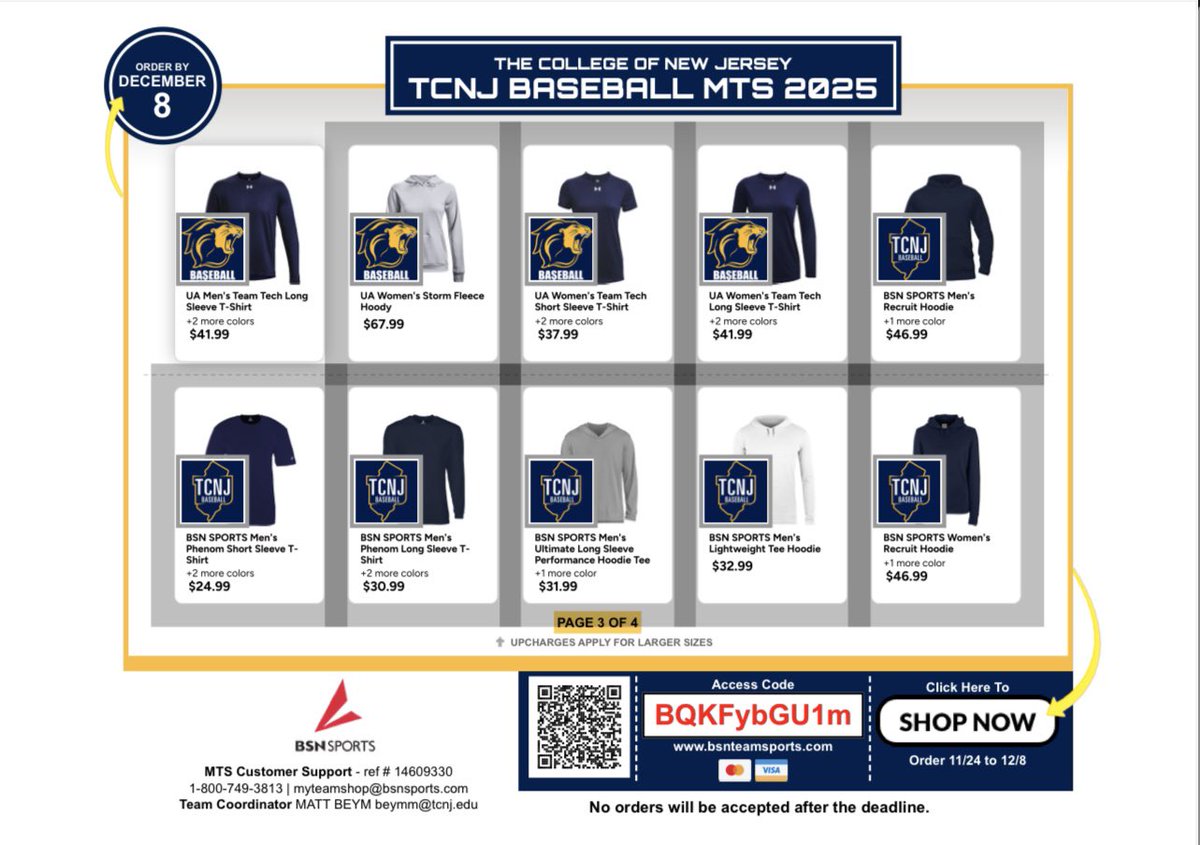 TCNJ BASEBALL tweet media