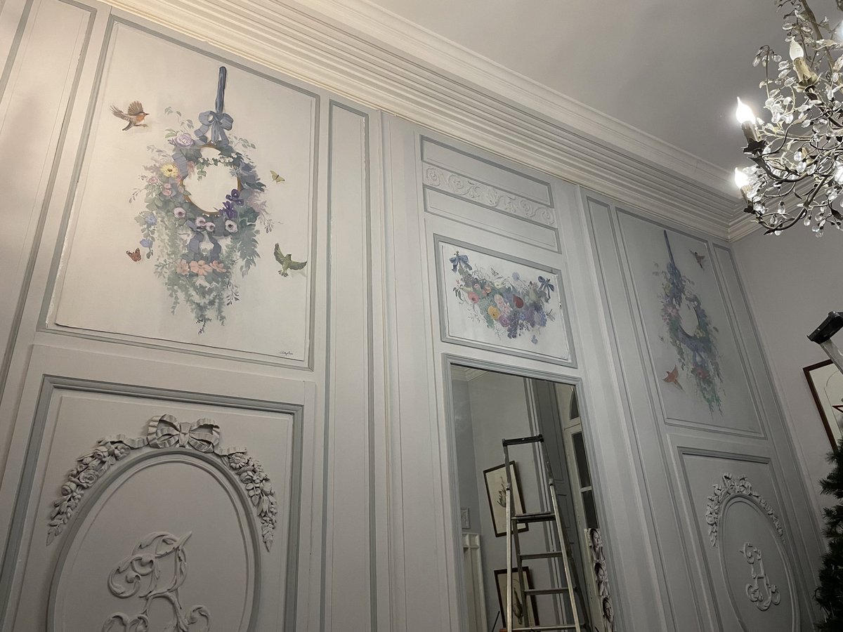 CaTrivium's tweet photo. Finished trompe l’œil for private residence in Versailles.
Deo Gratias https://t.co/AZE83BNkH2