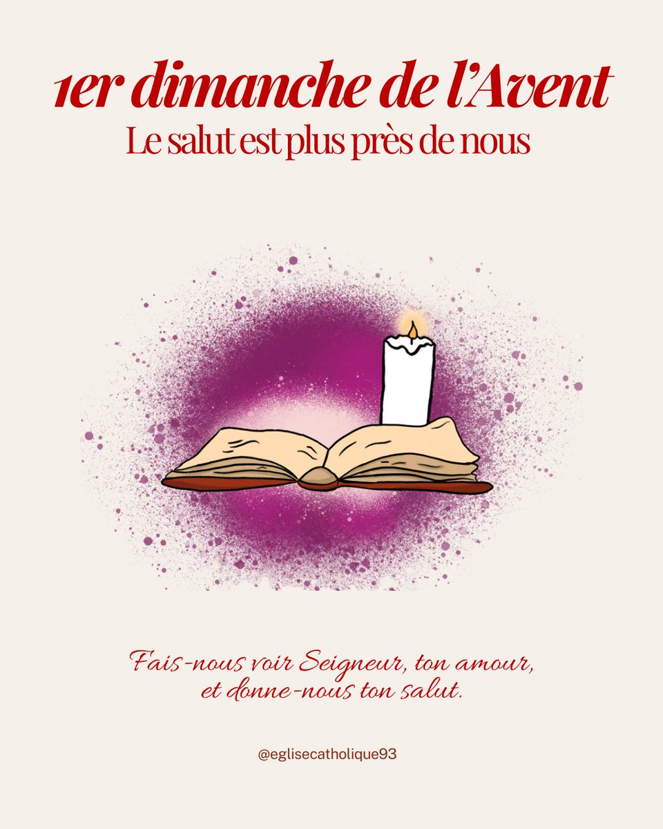 InfoEglise93's tweet image. L’Avent (du latin adventus, « venue, avènement ») s’ouvre le 4e dim. avant #Noël, ce 30 nov.. 
C’est un temps propice à l’intériorité, au retour sur soi et à #Dieu. Un temps doux et joyeux pour se préparer à la venue de l’Enfant-Jésus. Bel #Avent à tous ! share.google/YQz4dKsz2UP5E8…
