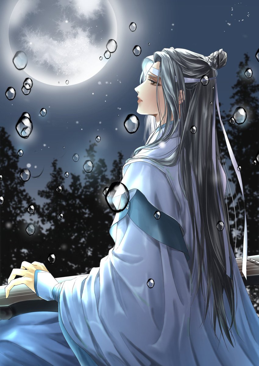 elysian0117's tweet photo. お絵描き楽し…描くのめちゃ遅いけど😂
#魔道祖師 #藍忘機 #藍湛 #忘羨 https://t.co/mbQVEhIeSl