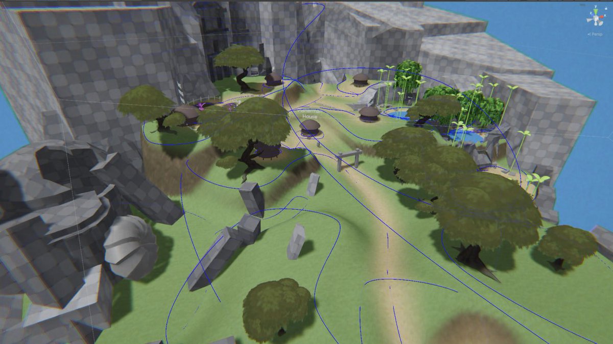 GruelScum's tweet image. still grinding on the level. we polished a bunch of stuff and it&apos;s looking way better now
even with basic boxes everywhere, it&apos;s starting to feel like an actual place instead of just random stuff thrown together.

#gamedev #indiedev #indiegamedev