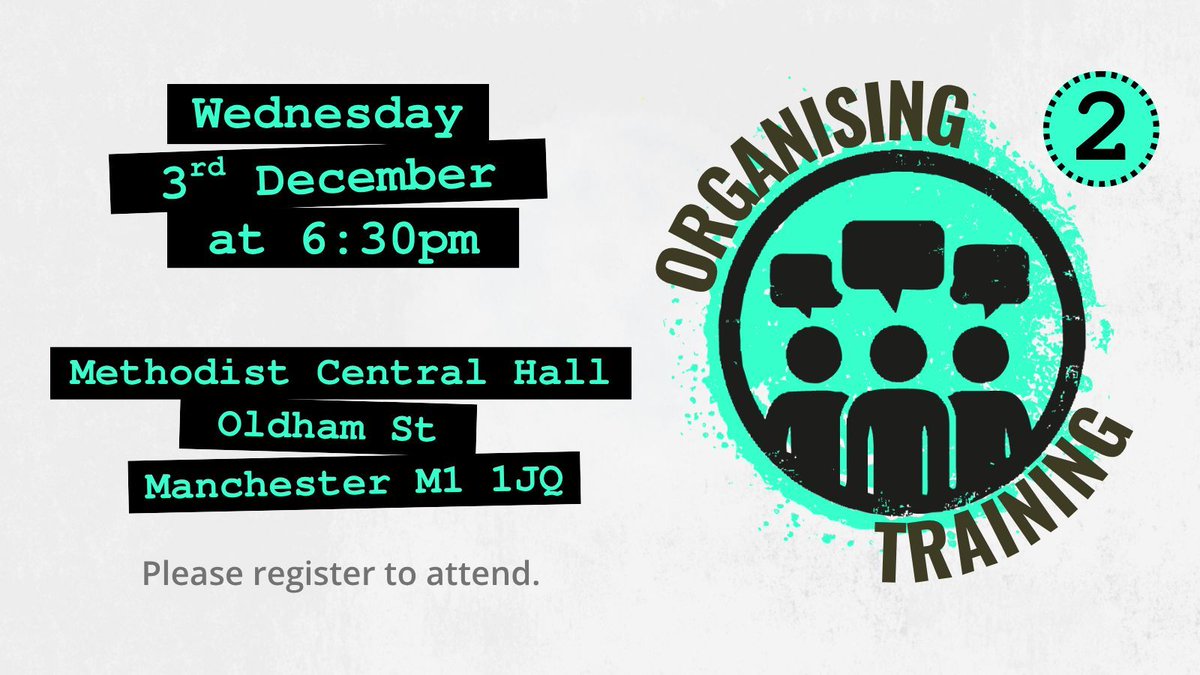 gmtenantsunion's tweet image. 🌟 THIS WEDNESDAY: Build strategic, winnable campaigns with GMTU!

 📍 Methodist Central Hall, Aston 1, M1 1JQ
 🗓️ Wed 3 Dec | ⏰ 6:30PM

🍞✊ Refreshments provided — solidarity fuels us.
 🔗 Sign up (limited spots): buff.ly/wEd4UDl
 #CommunityPower #OrganisingWorks