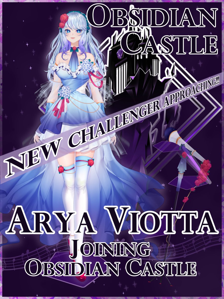 ObsidianCastleS's tweet image. Everybody please welcome @aryaviotta, Vsinger and German Vtubers as the newest member of Obsidian Castle!!!!