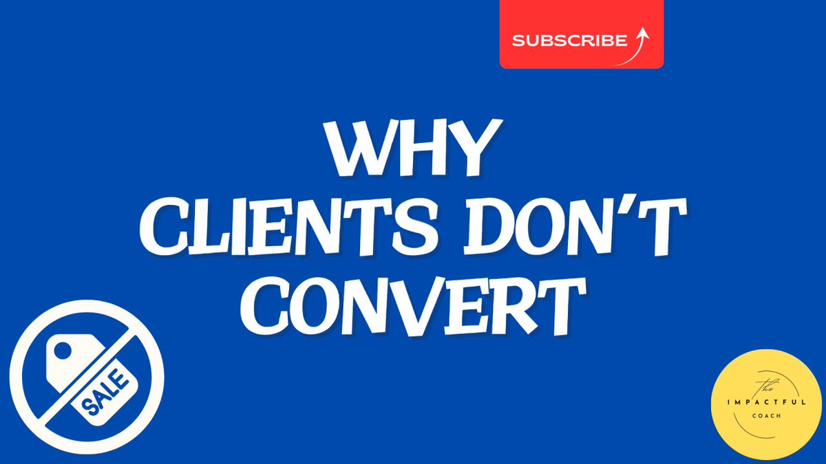 UpscaleYourBiz's tweet image. Why Clients Don’t Convert (Even With a Great Offer) - mailchi.mp/upscaleyourbus…