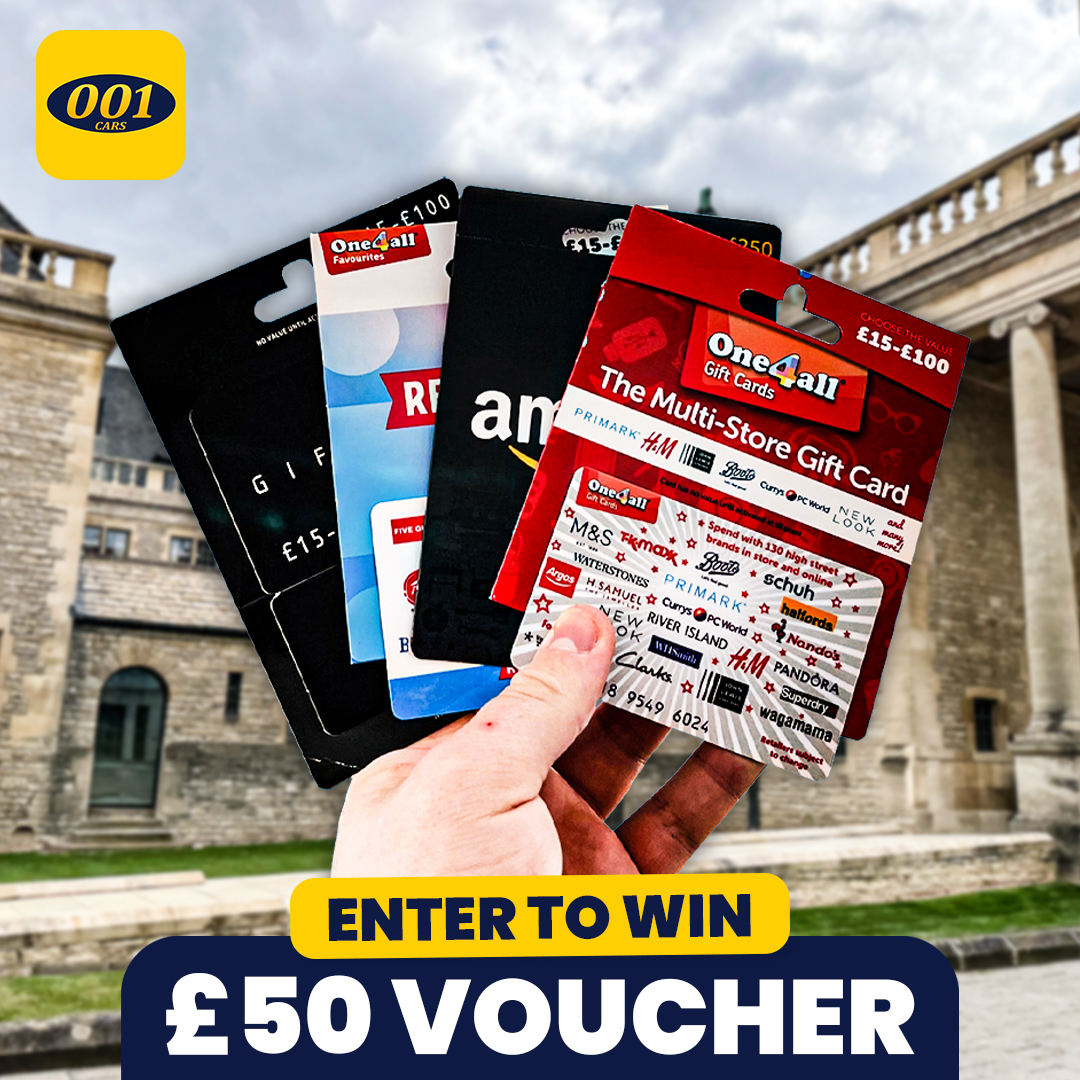 001Taxis's tweet image. We’re giving away a £50 One4All or Amazon gift card – spend it as you wish!             
To enter:
✅ Like this post
✅ Follow @001Taxis
✅ Comment which voucher you want and tag a mate!
Make sure to enter for a chance to win!
#001Taxis #Giveaway #Win #Oxford #Competition