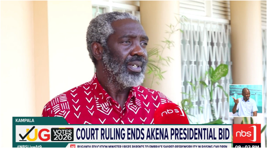 The <a href="/UPCSecretariat/">Uganda Peoples Congress Official</a> Party President Jimmy Akena has called on his supporters to stage a ballot protest on polling day after being disqualified from the presidential race due to alleged "politically-motivated legal technicalities. 

<a href="/olwenyi/">Richard Olwenyi</a> 

#NBSLiveAt9 #NBSUpdates #UgVotes2026