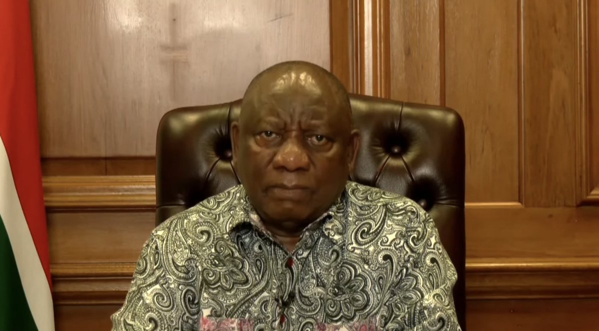 TheTruthPanther's tweet image. &quot;South African problems must be solved by South Africans themselves.&quot;  -Ramaphosa 

President Cyril Ramaphosa used his State of the Nation Address to warn against growing disinformation campaigns that he says threaten South Africa’s stability. 

He stressed that “South African…