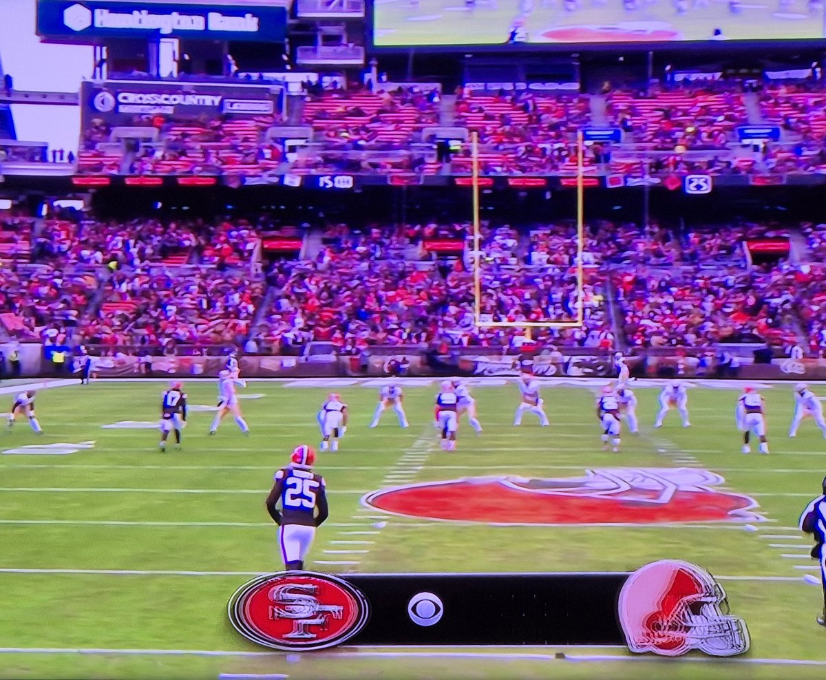 Empezamos el #SFvsCLE
Vamos #Browns!
