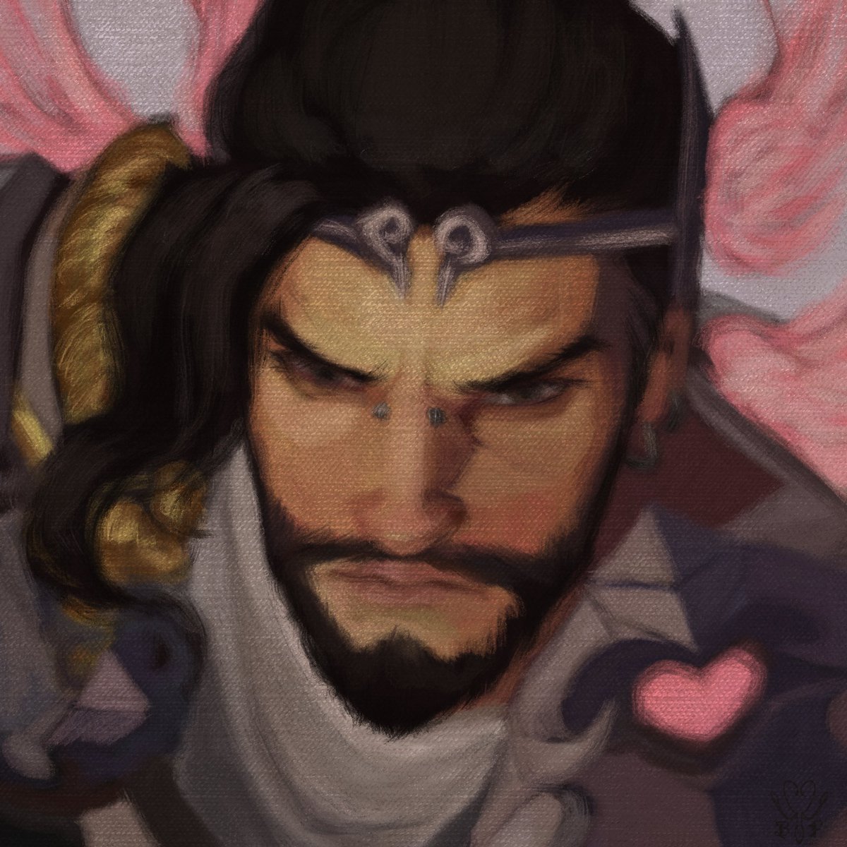 Hanzo study ^-^ #fanart #overwatch