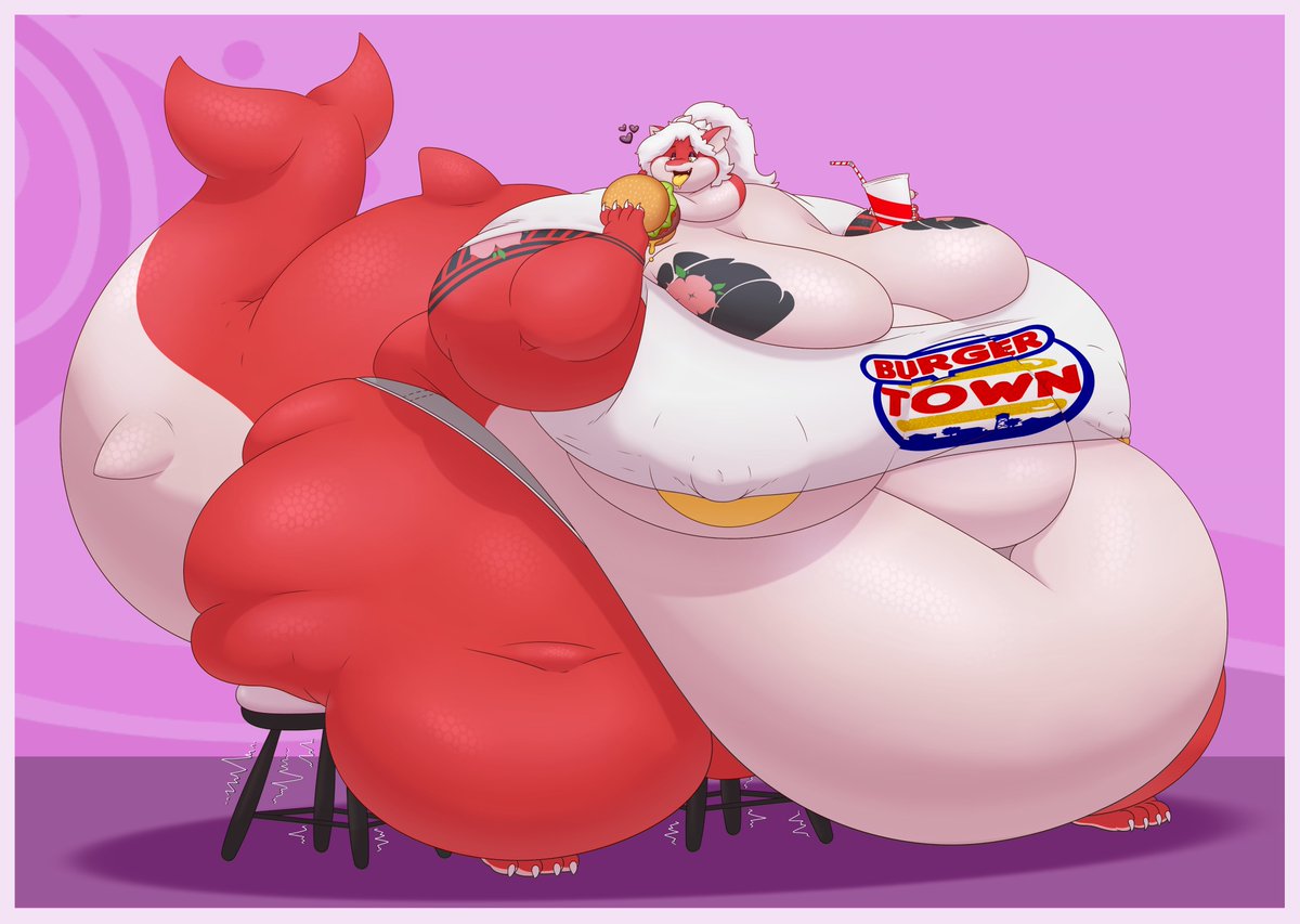 Commission I forgot to upload before for <a href="/SupersizedOni/">Biggest Mechanic🔞</a> !