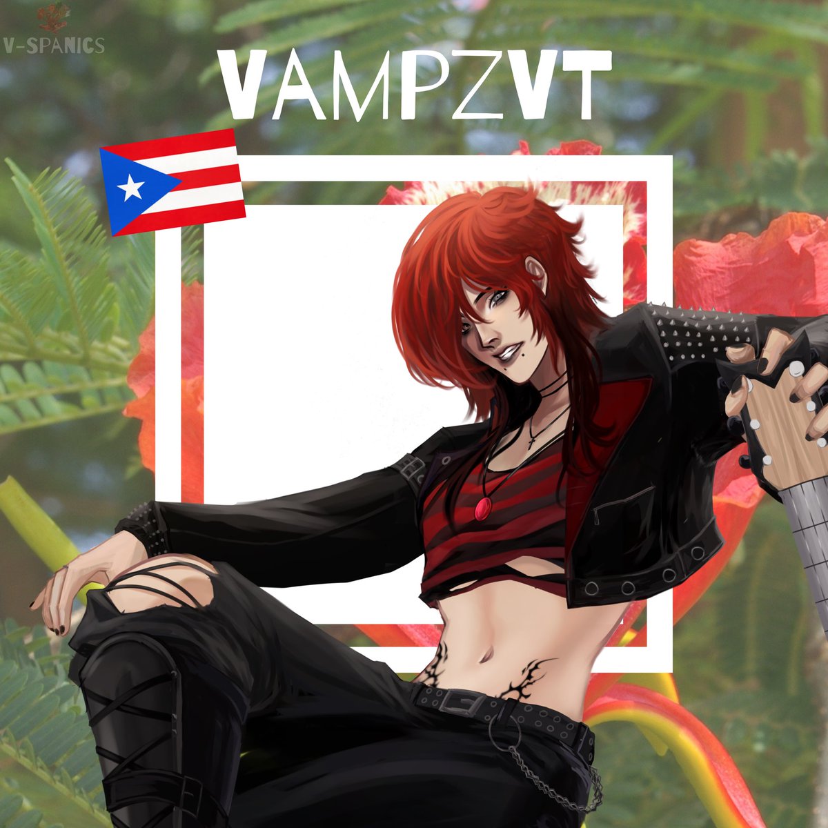 💋 Member Introduction 🦇

Meet <a href="/Vampz_vt/">˖ ☾ Vampz ☽ ˖</a>, our alluring vampire countess and member of V-Spanics 🇵🇷✨

A variety streamer who can play anything but especially dominates in shooters, She’s also an artist who specializes in designing stunning characters and outfits! 💋🎨