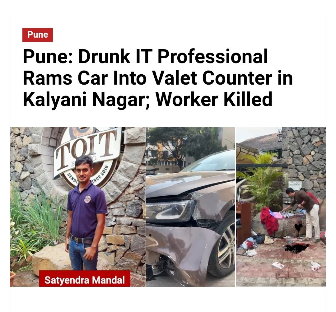 FITEMaharashtra's tweet image. 🚫🍺 #DrinkAndDrive has become a growing menace in Pune’s pub scene &amp;amp; even in the #ITcrowd.

Today’s tragic accident has again exposed how serious this issue is.

What more can Pune do to control this? 🤔🚓

#Pune #RoadSafety #ResponsibleDriving