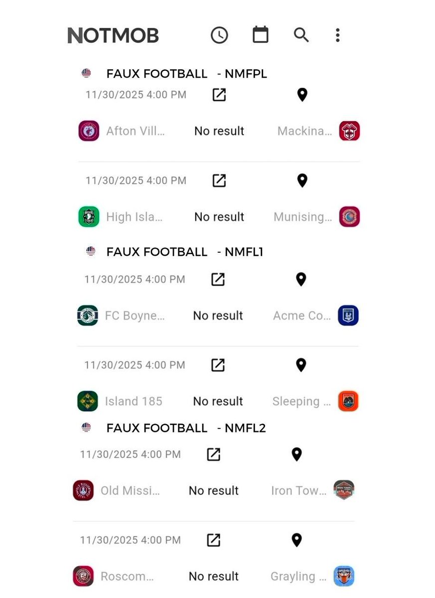 Northern Michigan Faux Football Leagues tweet media