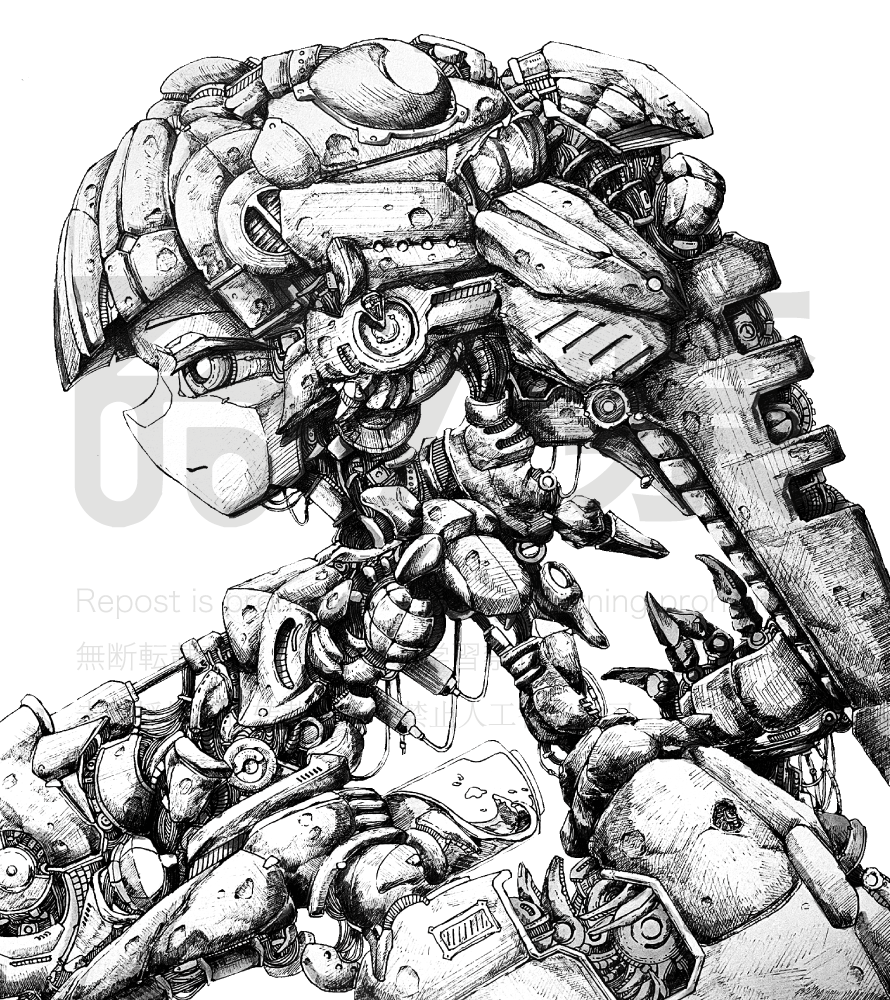 機械少女_ぬらりひょん

ペン画です。
口内炎治ったら動画出します。多分。