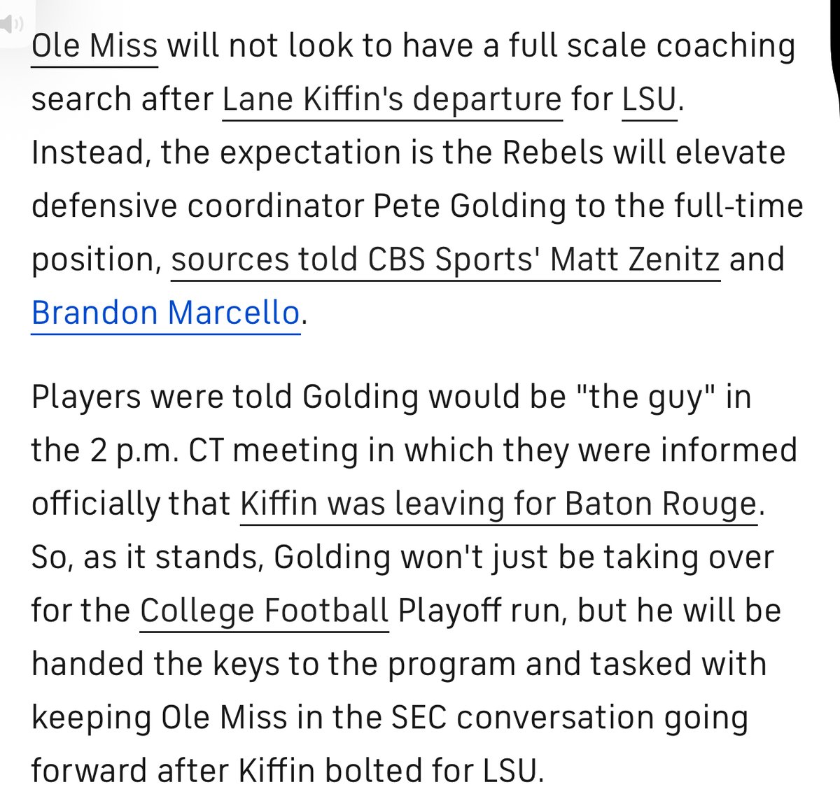 ItsAUThingBlog's tweet image. Hey look, another problem for the @CFBPlayoff—who set their precedent in 2023 when #FloridaState landed at No. 5 and missed the four-team postseason; the reasoning being #JordanTravis being out and the #Seminoles offense being hamstrung without him.

#LaneKiffin is the #OleMiss…