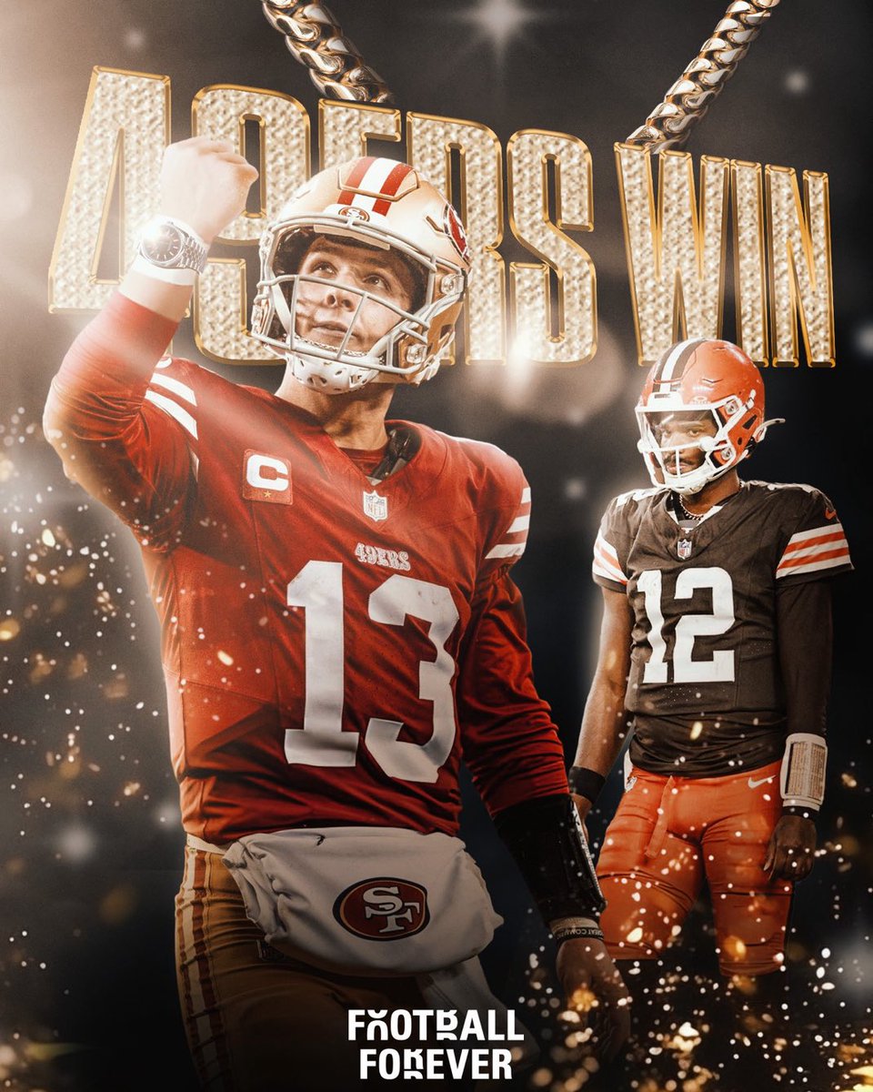 OurSf49ers's tweet image. Brock Purdy and the #49ers have defeated the Browns in Cleveland for the first time since 1984 and improve to 9-4 on the season!
