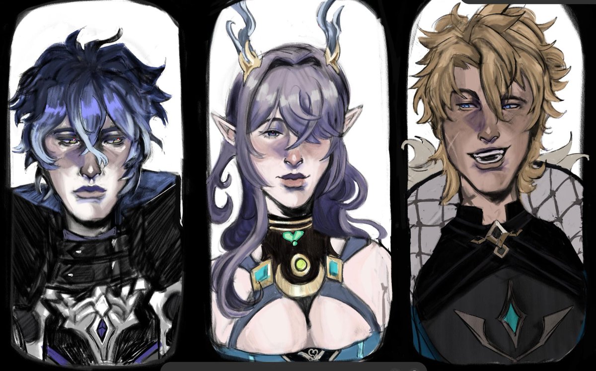 Hanhanesel's tweet photo. ALLLL OF THEM AT THE SAME TIME 🗣️🗣️🗣️🗣️🗣️ 
#Flins #Lauma #Varka #wipart https://t.co/vYN1Dfx7C0