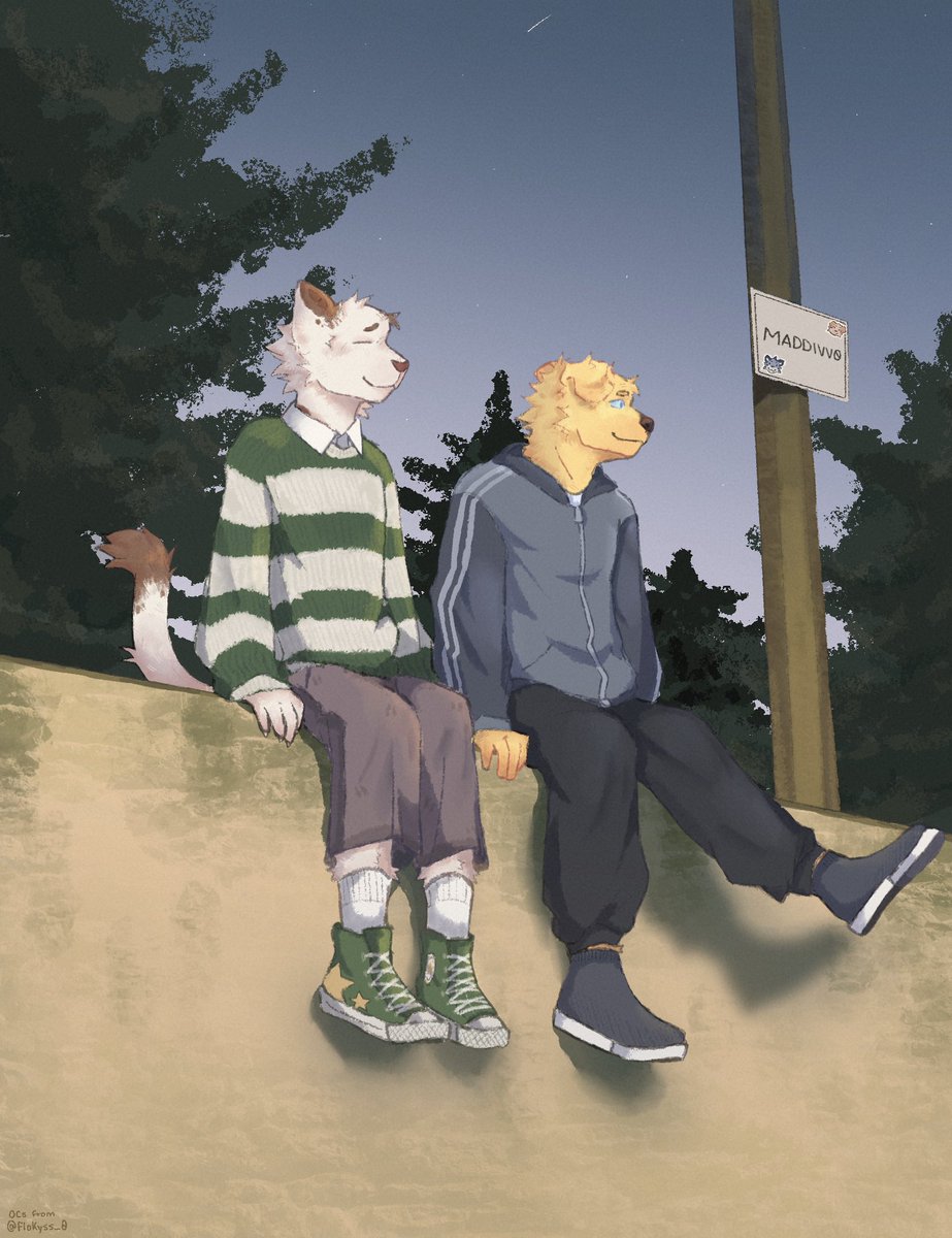 Looking at the cars passing by 🌃
Ocs from <a href="/flokyss_0/">Flokyss 🌾(taking commissions)</a>