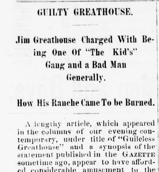 Pals1878's tweet photo. November 15, 1880, Billy the Kid, ridin’ with Dave Rudabaugh, Billy Wilson, and a handful of rough riders, was cuttin’ a trail from Las Vegas to White Oaks. They reined in at Jim Greathouse’s ranch station, a weathered outpost where whiskey flowed like a desert spring. “Whiskey Jim,” a man with an eye for a deal, took a likin’ to the gang’s 16 horses, likely rustled from Alexander Grzelachowski, if the cantina talk’s to be believed and bought a few for his spread. With their pockets heavier, the boys spurred on to White Oaks, stashin’ their remainin’ ponies at Dietrichs’ Livery Stable.
Tales ‘round the poker table say the gang swaggered into a general store, grabbin’ supplies and skippin’ out without droppin’ a dime. Some reckon they paid with counterfeit loot, just enough to square Wilson’s stable bill. But Barney Mason, a yella bellied snitch, spotted the crew and ran to tell Sheriff Will Hudgens.
The sheriff, a hard man with a badge, rustled up a posse, includin’ J.W. Bell and James Carlyle, a blacksmith turned deputy and a pal of Hudgens. The posse tracked the gang to their hideout at Coyote Springs, where the outlaws were settin’ camp. Without so much as a howdy, they let loose a volley, droppin’ two horses. The Kid and his boys, ridin’ double, lit out for Greathouse Station, where they holed up.
On November 27, at the Greathouse Station, the posse circled the house like vultures, rifles at the ready. Joe Steck, the station’s cook, poked his head out, only to find a dozen barrels starin’ him down. He threw up his hands, and Sheriff Hudgens, cool as a rattlesnake, handed him a note demandin’ Billy’s surrender. Steck, sweatin’ bullets, shuffled inside and passed the paper to the Kid...
“I handed it to Billy the Kid,”
The Cook, Joe Steck, recalled,
“I took the note in and delivered it to the one I knew to be Billy the Kid, “He read the paper to his compadres, who all laughed at the idea of surrendering.”
He stepped back out into the dusty road, alongside Jim Greathouse, carryin’ a message from the saloon that there’d be no surrender. One of the posse hollers for Billy Wilson to give himself up, but Wilson, stubborn as a mule, shouts back, demandin’ James Carlyle come inside for a parley. Sheriff Hudgens, nods and lets Carlyle head in to jaw with the outlaws. Greathouse stays put outside, eye-in’ the posse.
When Carlyle crosses the threshold, it’s just shy of midday. The boys frisk him for iron and sit him down at a rickety table. Inside, the gang’s schemin’ to hunker down till nightfall, plannin’ to bust out under cover of darkness.
Steck recalls the Kid, with a glint in his eye, pushin’ a bottle of rotgut whiskey on Carlyle, gettin’ him so liquored up that just past noon, things start to blur.
Steck: "Carlyle was under the influence of liquor and insisting on going outside.”
A couple hours drag on, when a voice bellows from the dusty street, “Come out, or we’ll put a bullet in Greathouse!” Silence grips the saloon for a spell, till posseman Joe Eakers’ six shooter goes off accidently with a crack. The shot spooks Carlyle somethin’ fierce; thinkin’ Greathouse is done for, he dives headfirst through the front shut window, crashin’ into the snow outside, his coat torn up with bullet holes.
Steck: “I stopped and turned, when, crash, a man came through the window, bang, bang, the man’s dying yell, and poor Carlyle tumbled to the ground with three bullets in him.
The posse boys swore up and down that Billy’s gang gunned down Carlyle from inside the saloon. Billy, though, spun a different yarn, claimin’ the posse’s trigger happy panic lit up Carlyle when he busted through that window in a desperate leap. In the end, no one faced a noose for the killin’, pointin’ fingers at the posse as the ones who put Carlyle in the ground.
Come nightfall, Billy and his crew saddled up and rode out slick as you please, not a scratch on ‘em, while the posse, likely the ones who accidentally sent Carlyle to his maker, scattered like coyotes in a storm. They slunk back at dawn, buried Carlyle in the cold dirt, and torched Greathouse’s place to ashes.
The full story at the link in the comments as well as links to videos we made at The Greathouse station and Coyote Springs! #billythekid #TrueCrime