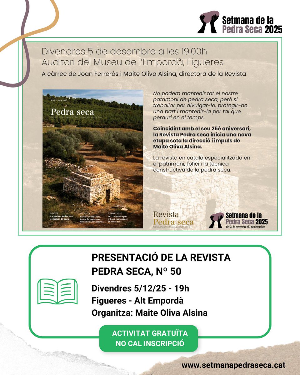 Setmana de la Pedra Seca tweet media